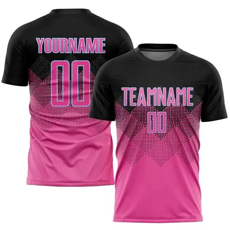 Black And Pink Soccer Jerseys On Sale,Hot Seller