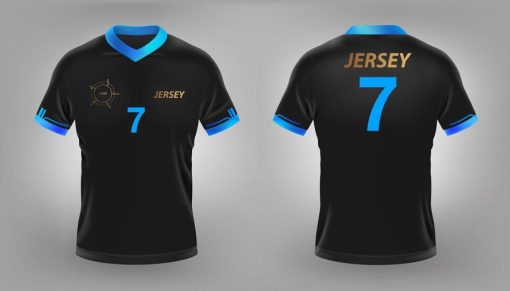 Soccer Jersey Black – Bold On-Field Style | Stock Dwindling