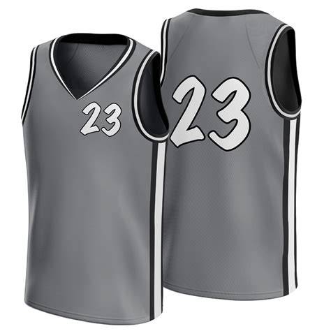 Grey and White Jersey NBA – Sleek Color Combo | Authentic