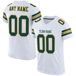 White And Green Football Jersey Clearance ,100% Safe Payment